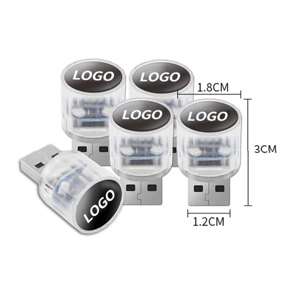 Διακοσμητικό μίνι φως LED με θύρα USB για το εσωτερικό του αυτοκινήτου